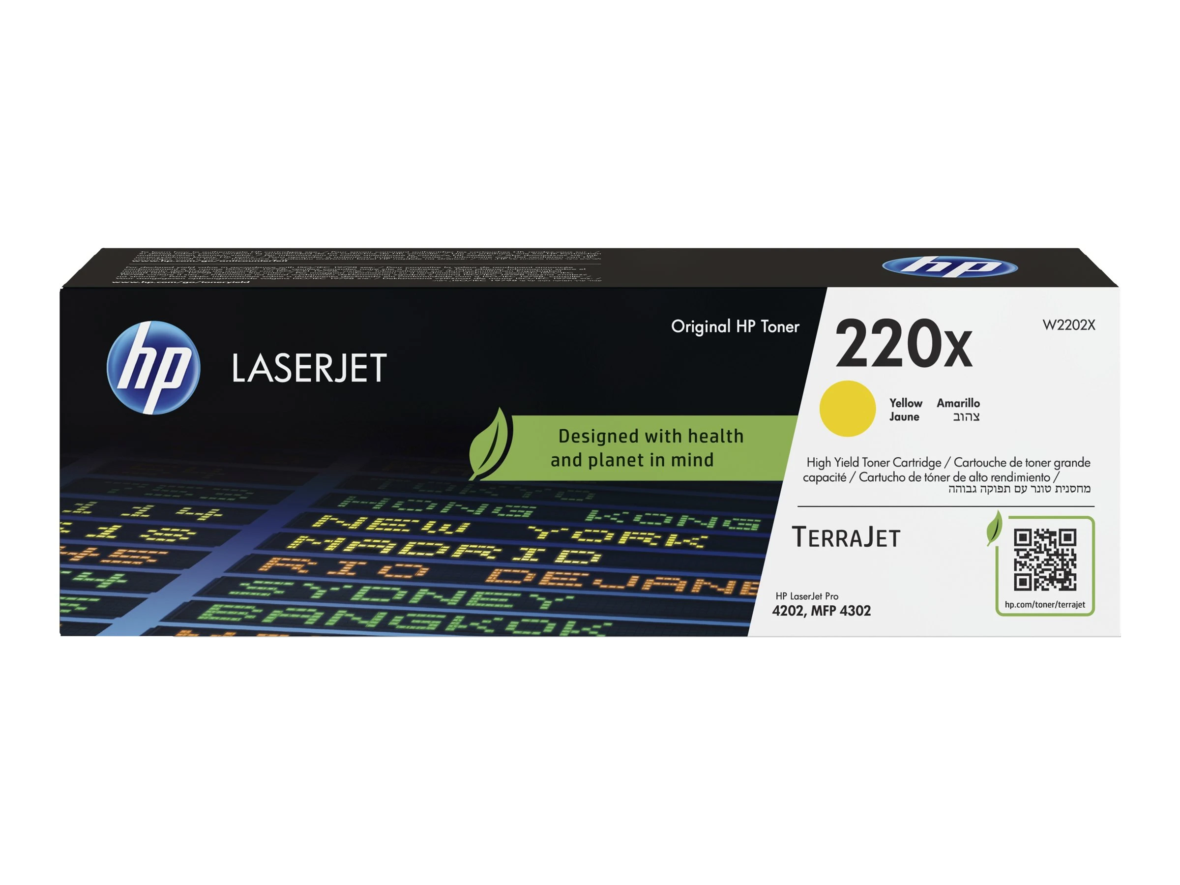 HP Tonercartridge 220X Y Geel