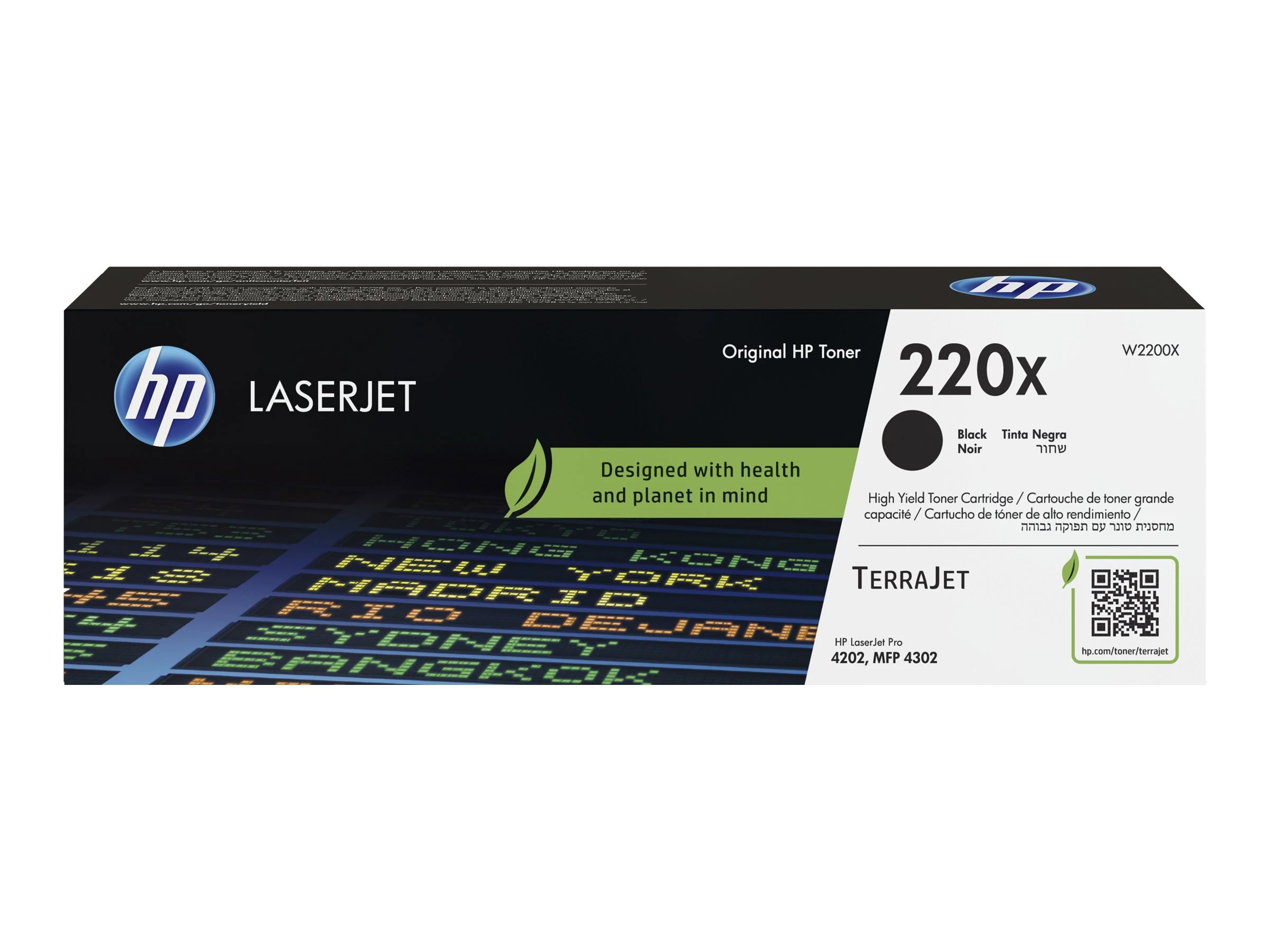 HP Tonercartridge 220X BK Zwart