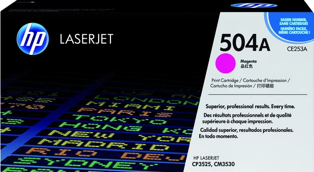 HP Tonercartridge 504A M Magenta