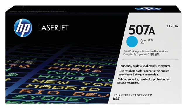 HP Tonercartridge 507A C Cyaan