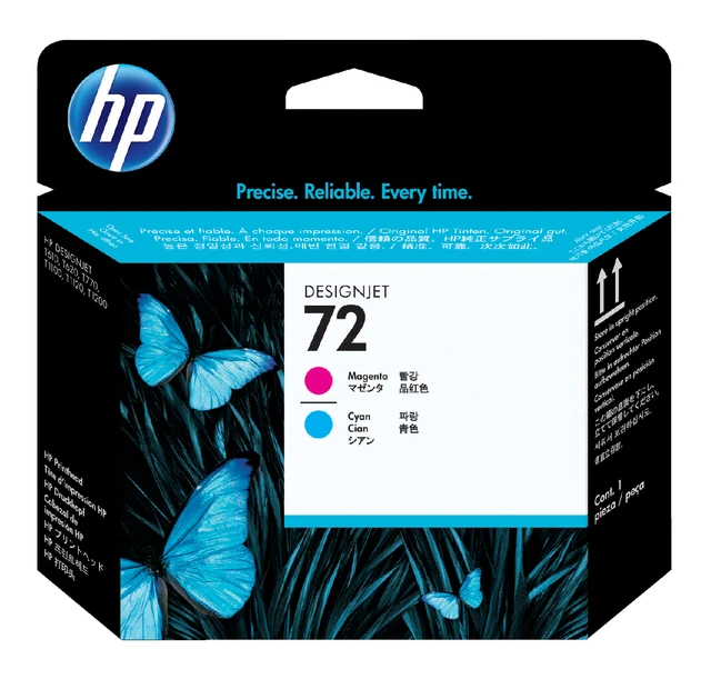 HP Printkop 72 M/C M Magenta/C Cyaan