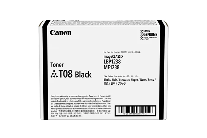 Canon Tonercartridge T08 BK Zwart