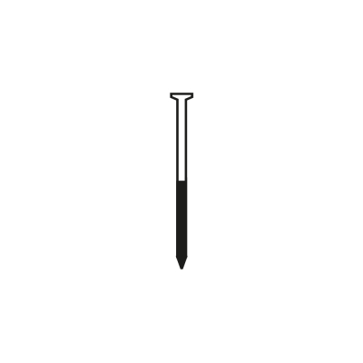 Tekening RVS nagel 33mm doos 250 stuks