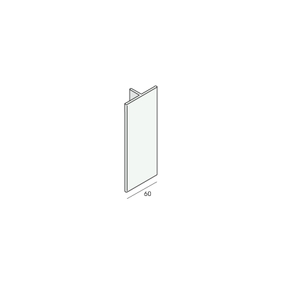 Tekening Koppelprofiel Novicell 18mm