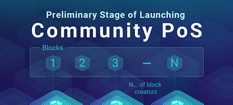 Preliminary Stage of Launching Community PoS