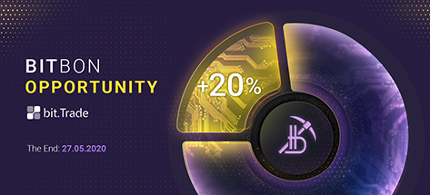 The Offer of 20% Bonus Bitbons from the Bit Trade Exchange Is Coming to an End!