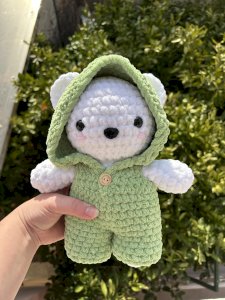 Ručno heklani plišani medo