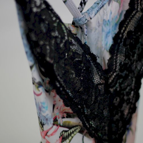 HTM21 AK06 Šareni jednodijelni kupaći kosim