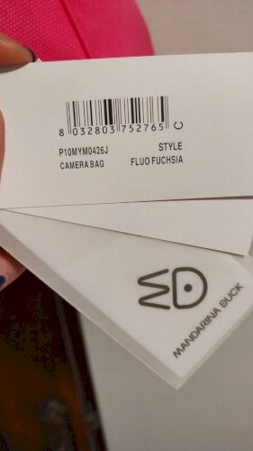 Mandarina Duck fluo pink torbica  novo