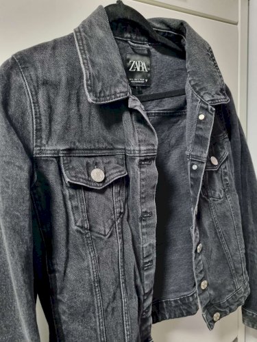 Zara crna jeans jakna nova