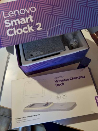 Lenovo Smart Clock 2  Wireless Charging dock za punjenje sata i mobitela