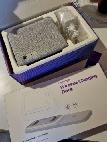 Lenovo Smart Clock 2  Wireless Charging dock za punjenje sata i mobitela