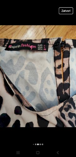 Duga leopard haljina
