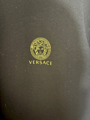 Versace XL Original crna Majica Zlatna Meduza Logo TShirt  Kao NOVO