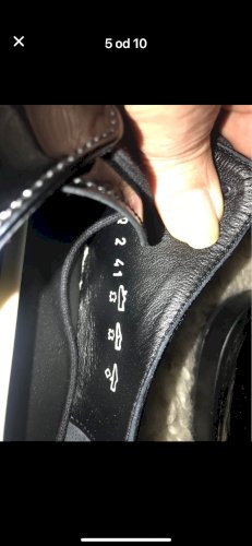 Frau crne lak cipele 