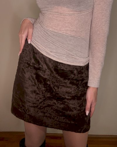 Moment Paris krznena suknja