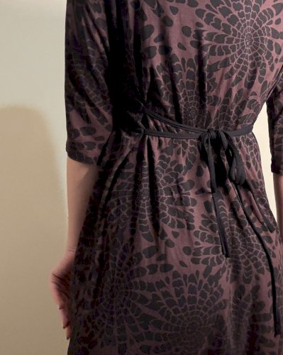 Vintage haljina na vezanje