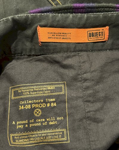 Object smeđa traper suknja