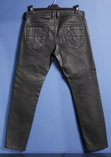 Diesel x AC Milan slim fit crne traperice