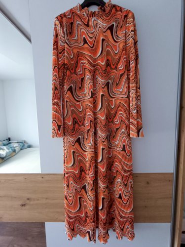 Shein duga plisirana haljina