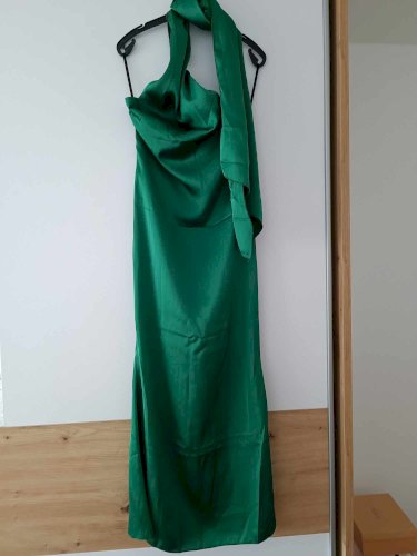 Shein zelena satenska haljina