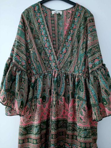 Boho dugačka ljetna haljina