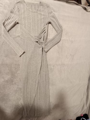 Shein siva midi haljina