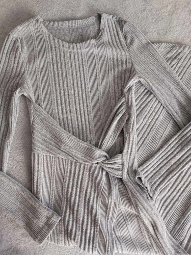 Shein siva midi haljina