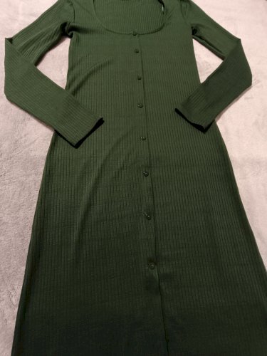 Stradivarius zelena midi haljina