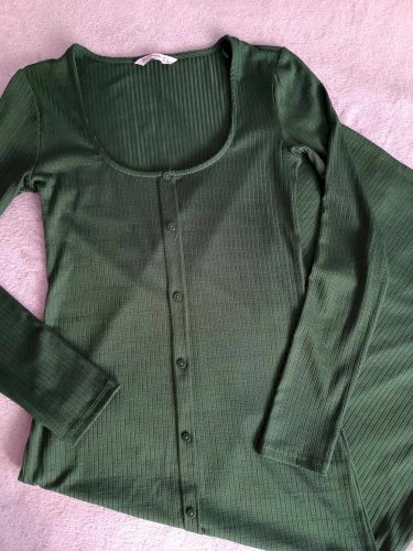 Stradivarius zelena midi haljina