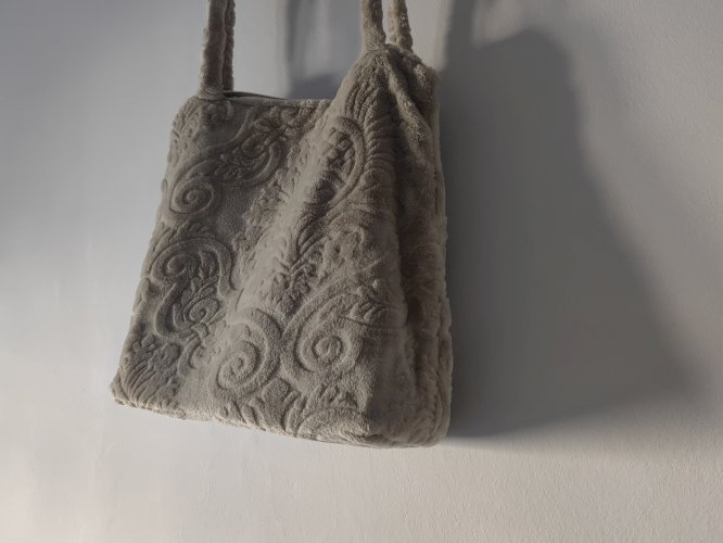 Torba ženska pliš ručni rad