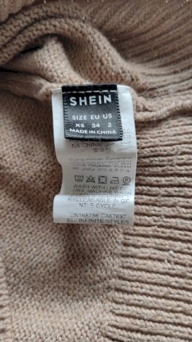 Štrikani pulover s 9vratnikom S SHEIN