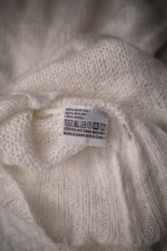 Bijela pletena majica