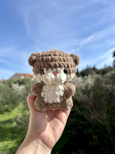 Ručno heklana plišana vidrica