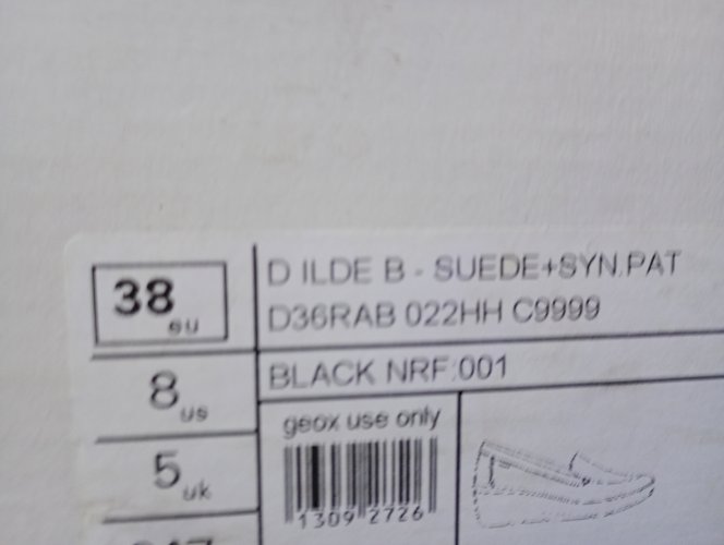 Cipele s punom petom 45 cm broj 38