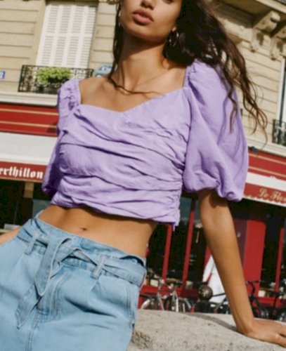 Zara lila top