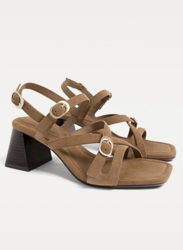 Stradivarius sandale na blok petu
