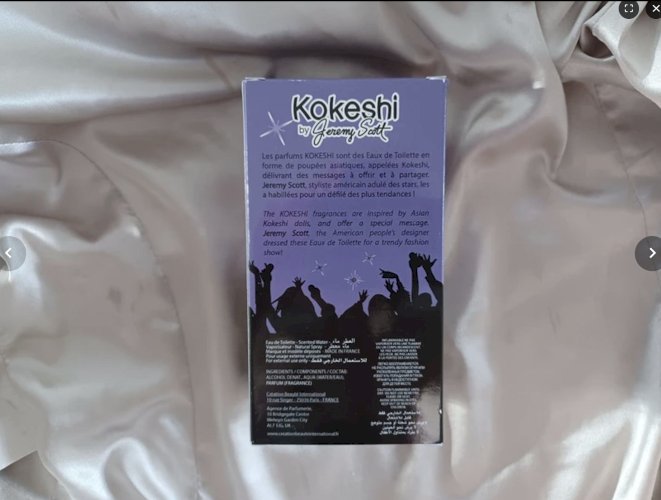 Kokeshi Parfums Lotus by Jeremy Scott  New