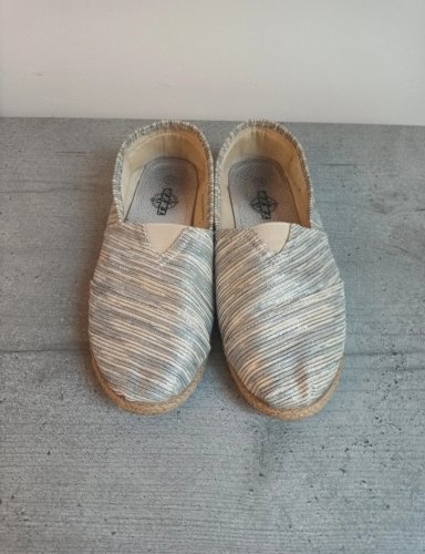 Plavosrebrne espadrile