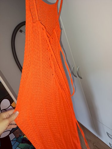 Haljina za plažu narančasta ml