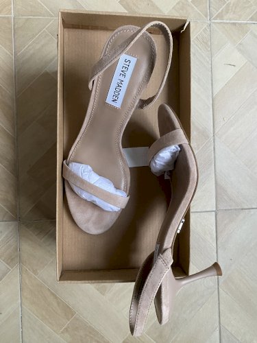 Steve Madden Sandale Bež Brusena koza 37538