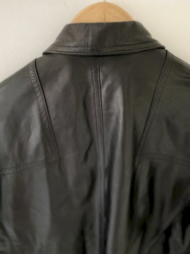 Kožna Crna Jakna Unisex L