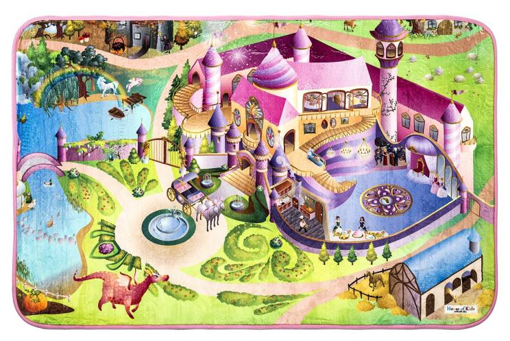 Vopi Detský koberec Ultra Soft Zámok, 70 x 95 cm Vopi Detský koberec Ultra Soft Zámok, 70 x 95 cm