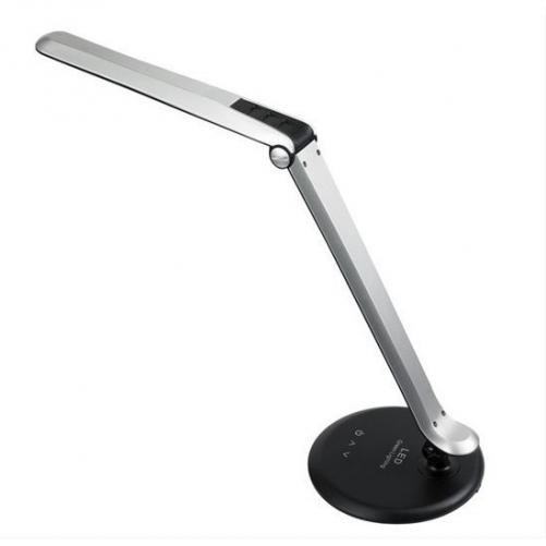 Solight LED stolná lampička dotyková šedá, 8W