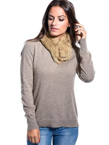 Univers du Luxe Dámska šál PRESTIGE TAUPE