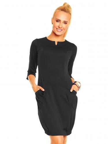 Lental Dámske šaty DRESS EWA 3-4 BLACK
