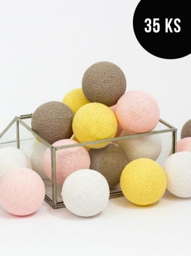 Cotton Love Svetelná reťaz Cotton Balls Melba_35
