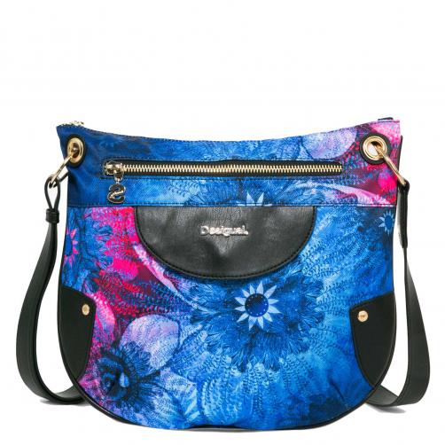 Desigual modrá kabelka Brooklyn Carlin Desigual modrá kabelka Brooklyn Carlin