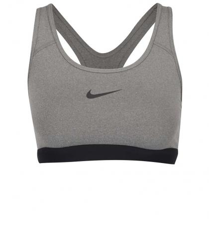 Sivá dámska športová podprsenka Nike Pro Classic