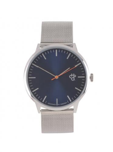 Unisex hodinky v striebornej farbe CHPO Nando Navy Silver Unisex hodinky v striebornej farbe CHPO Nando Navy Silver